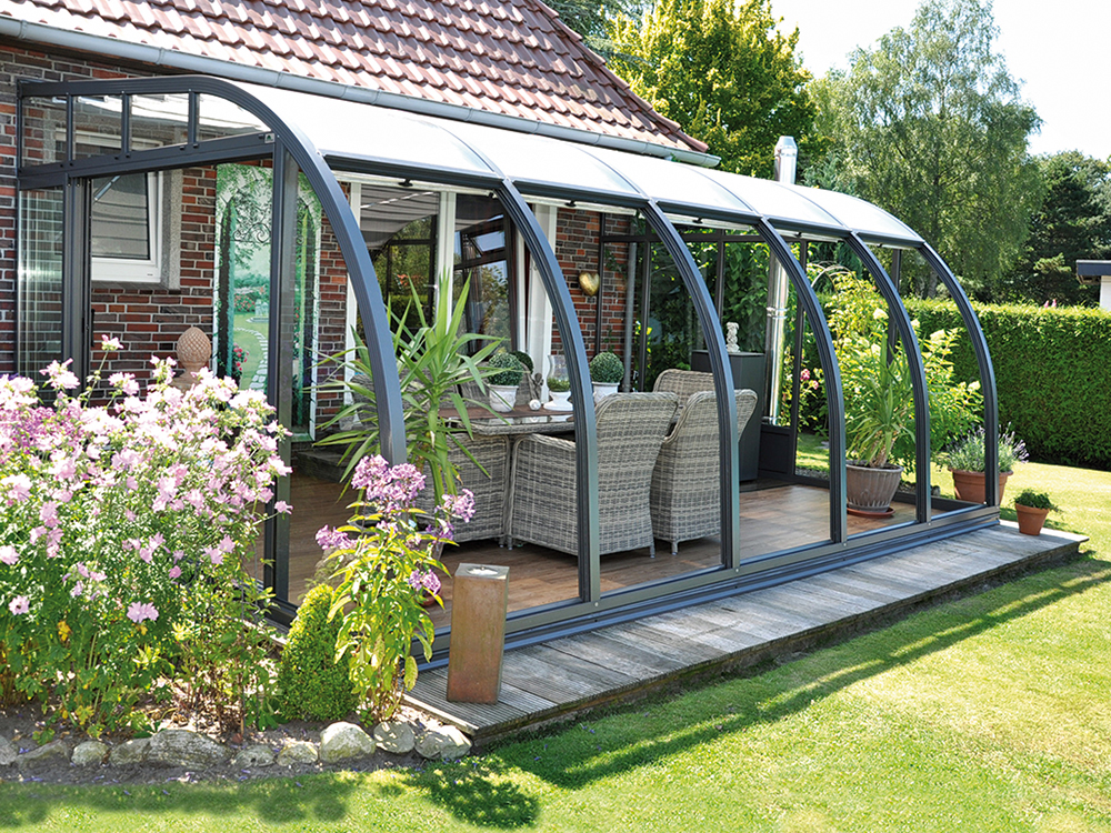 Veranda ahlnor Overdækket terrasse tegning
